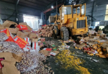 Phú Yên tiêu hủy lô hàng hơn 2,5 tỷ đồng giả nhãn hiệu, không rõ nguồn gốc