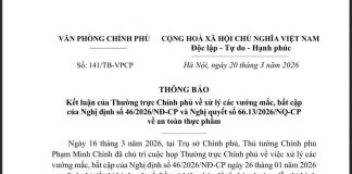 Chính phủ chỉ đạo gia hạn tạm dừng hiệu lực một số quy định về an toàn thực phẩm