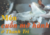 Món cuốn mỡ hành ở Thanh Trì
