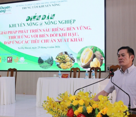 Lâm Đồng: Đẩy mạnh các giải pháp phát triển sầu riêng bền vững, thích ứng biến đổi khí hậu